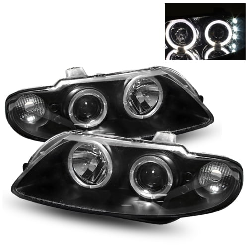 Black 2004 2005 2006 Pontiac GTO Halo Projector LED Headlights Lamps Left+Right Black 2004 2005 2006 Pontiac GTO Halo Projector LED Headlights Lamps Left+Right